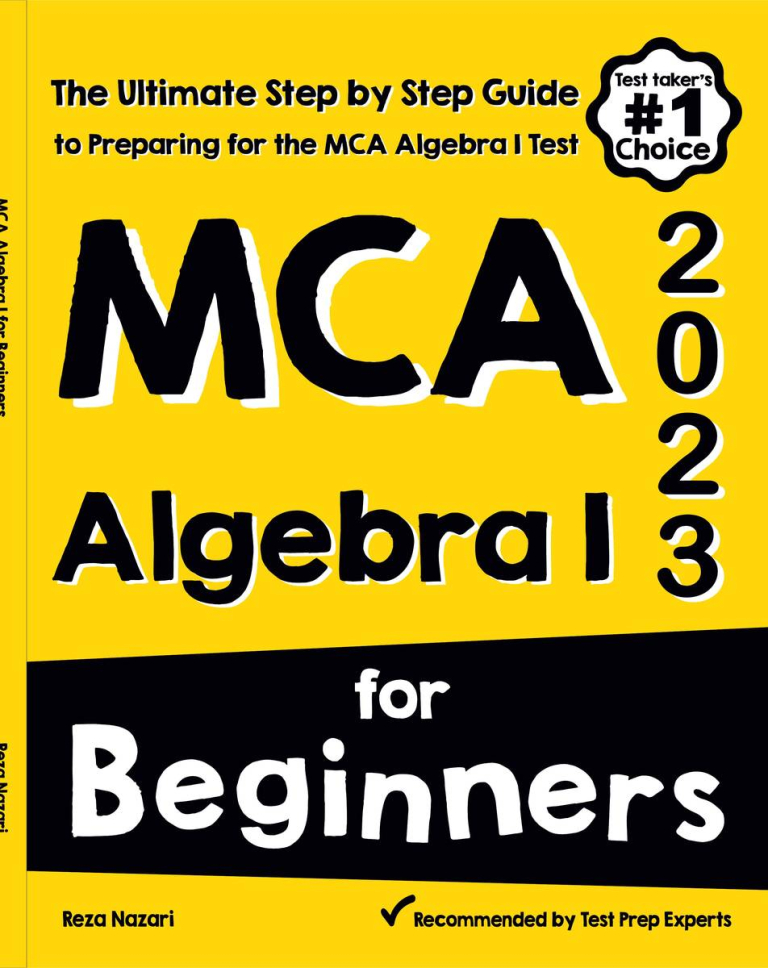 MCA Algebra I for Beginners 2026: The Ultimate Step by Step Guide to Acing MCA Algebra I cover