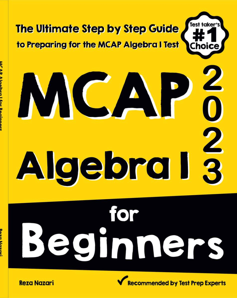 MCAP Algebra I for Beginners 2026: The Ultimate Step by Step Guide to Acing MCAP Algebra I cover