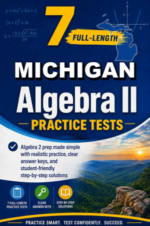 7 Full Length Michigan Algebra II Practice Tests