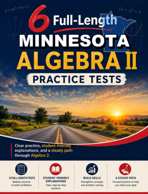 6 Full Length Minnesota Algebra II Practice Tests