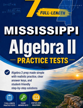 7 Full Length Mississippi Algebra II Practice Tests