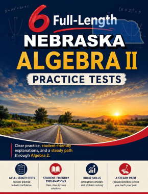 6 Full Length Nebraska Algebra II Practice Tests