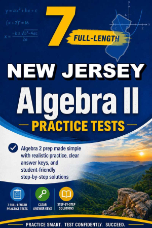 7 Full Length New Jersey Algebra II Practice Tests