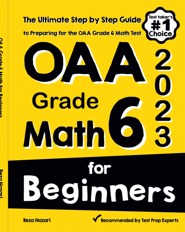 OAA Grade 6 Math for Beginners 2026: The Ultimate Step by Step Guide to Preparing for the OAA Math Test cover