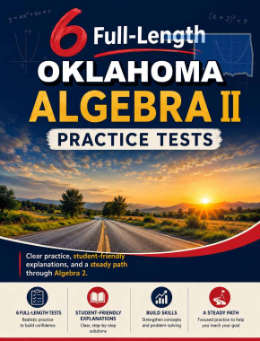 6 Full Length Oklahoma Algebra II Practice Tests