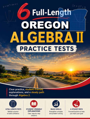 6 Full Length Oregon Algebra II Practice Tests