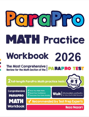 ParaPro Math Practice Workbook 2026