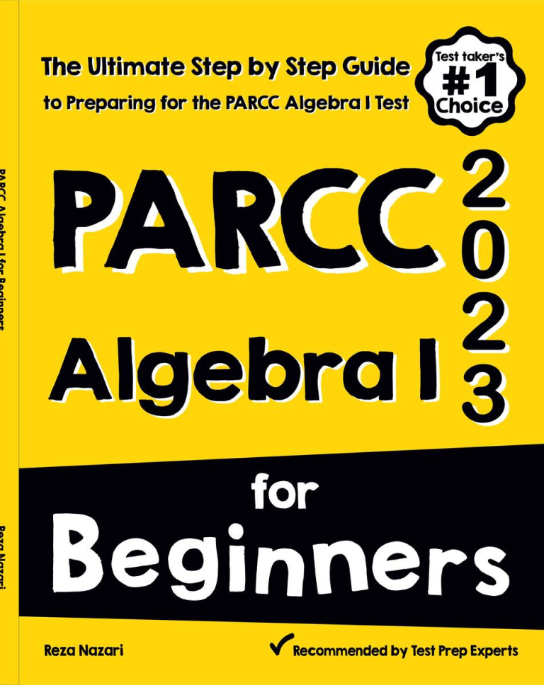 PARCC Algebra I for Beginners 2026: The Ultimate Step by Step Guide to Acing PARCC Algebra I cover