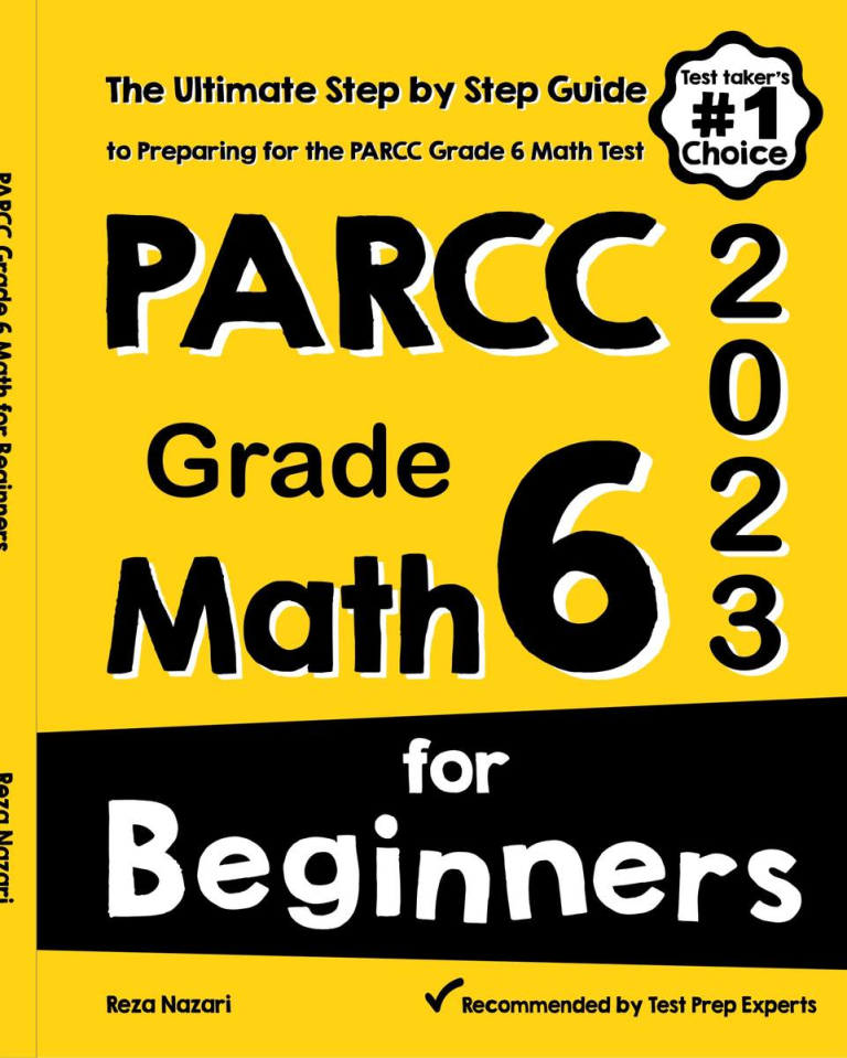 PARCC Grade 6 Math for Beginners 2026: The Ultimate Step by Step Guide to Preparing for the PARCC Math Test cover