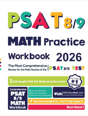 PSAT 8 9 Math Practice Workbook 2026