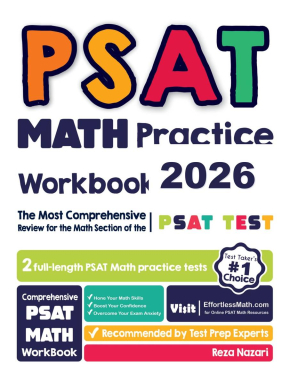 PSAT Math Practice Workbook 2026: The Most Comprehensive Review for the Math Section of the PSAT Test