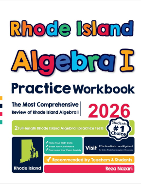 Rhode Island Algebra I Practice Workbook 2026