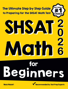 SHSAT Math for Beginners 2026 cover
