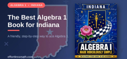 The Best Algebra 1 Book for Indiana Students