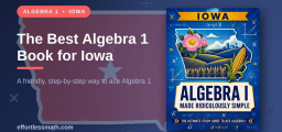 The Best Algebra 1 Book for Iowa Students