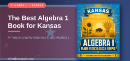 The Best Algebra 1 Book for Kansas Students