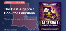 The Best Algebra 1 Book for Louisiana Students