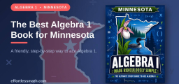 The Best Algebra 1 Book for Minnesota Students