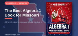 The Best Algebra 1 Book for Missouri Students