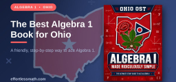 The Best Algebra 1 Book for Ohio Students