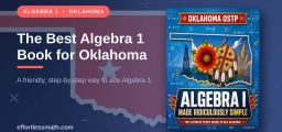 The Best Algebra 1 Book for Oklahoma Students