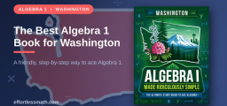 The Best Algebra 1 Book for Washington Students