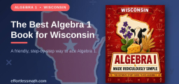 The Best Algebra 1 Book for Wisconsin Students