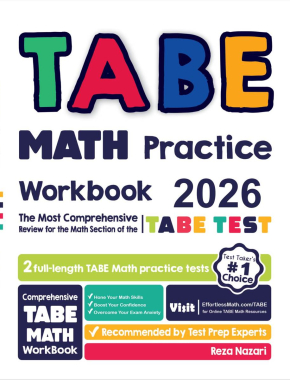 TABE Math Practice Workbook 2026: The Most Comprehensive Review for the Math Section of the TABE Test