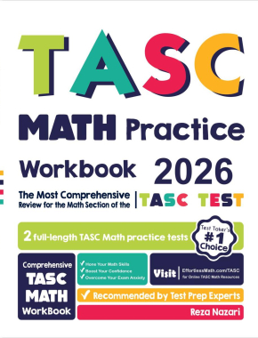 TASC Math Practice Workbook 2026