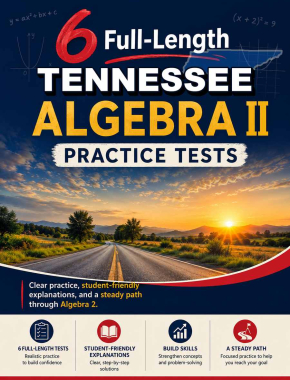 6 Full Length Tennessee TCAP Algebra II Practice Tests