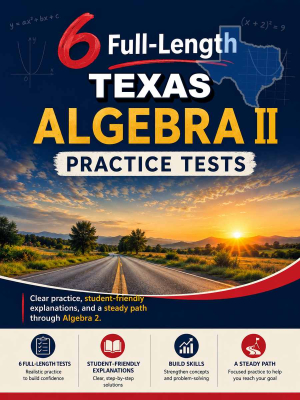 6 Full Length Texas Algebra II Practice Tests