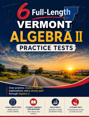 6 Full Length Vermont Algebra II Practice Tests
