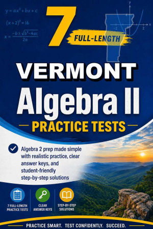 7 Full Length Vermont Algebra II Practice Tests