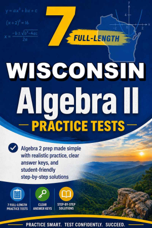 7 Full Length Wisconsin Algebra II Practice Tests