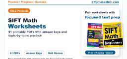 The Best SIFT Math Worksheets: FREE & Printable