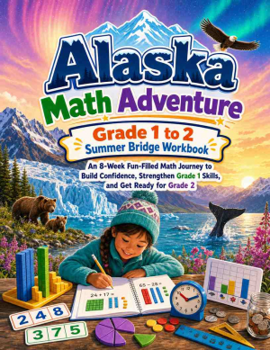 Alaska Summer Bridge Grade 1 to 2 Math: 8 Weeks of Daily Practice