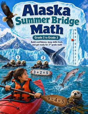Alaska Summer Bridge Grade 2 to 3 Math: 8 Weeks of Daily Practice