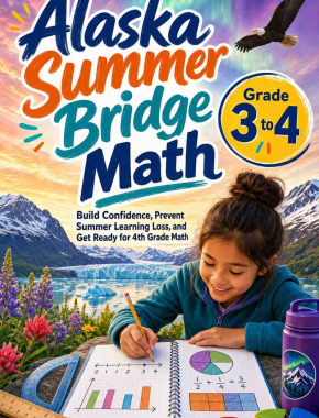 Alaska Summer Bridge Grade 3 to 4 Math: 8 Weeks of Daily Practice