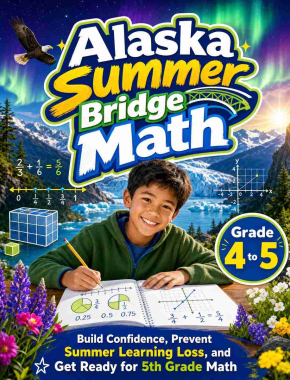 Alaska Summer Bridge Grade 4 to 5 Math: 8 Weeks of Daily Practice
