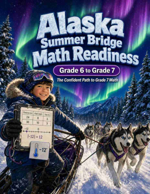 Alaska Summer Bridge Grade 6 to 7 Math: 8 Weeks of Daily Practice