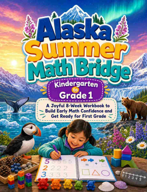 Alaska Summer Bridge K to Grade 1 Math: 8 Weeks of Daily Practice