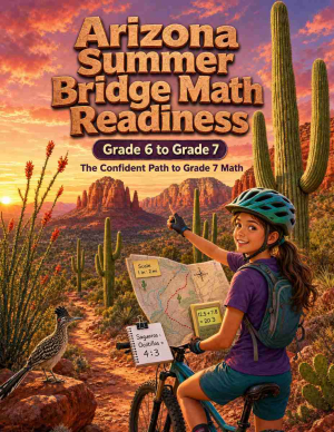 Arizona Summer Bridge Grade 6 to 7 Math: 8 Weeks of Daily Practice