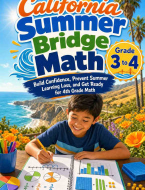 California Summer Bridge Grade 3 to 4 Math: 8 Weeks of Daily Practice