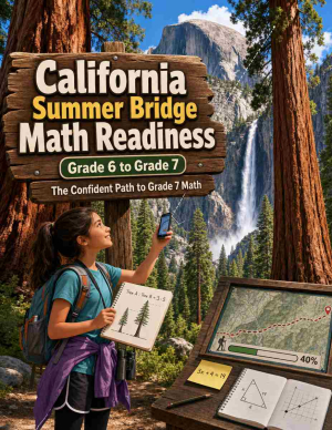 California Summer Bridge Grade 6 to 7 Math: 8 Weeks of Daily Practice