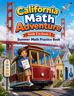 California Grade 2 to 3 Summer Math Practice Book: 8 Weeks of Daily Practice