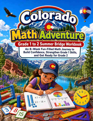Colorado Summer Bridge Grade 1 to 2 Math: 8 Weeks of Daily Practice