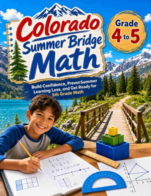 Colorado Summer Bridge Grade 4 to 5 Math: 8 Weeks of Daily Practice