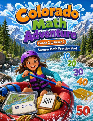 Colorado Grade 2 to 3 Summer Math Practice Book: 8 Weeks of Daily Practice