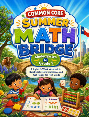 Common Core Summer Bridge K to Grade 1 Math: 8 Weeks of Daily Practice
