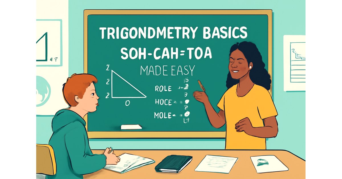 Trigonometry Topic Math Trigonometry Basics: SOH-CAH-TOA Made Easy | Effortless Math